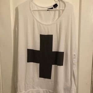 Long sleeved thick cotton shirt